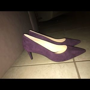 Brand-new, Pointy suede Nine West pumps
